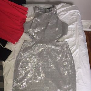 EXPRESS Silver dress